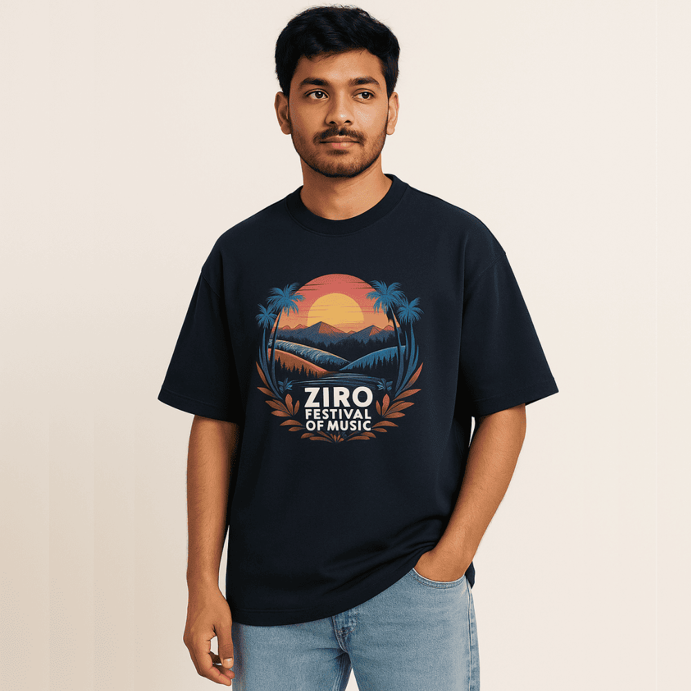 unisex terry oversized tee