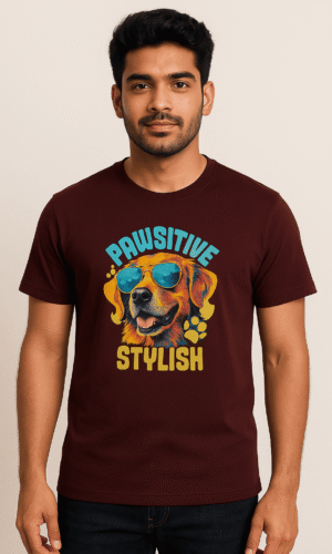 Pawsitive Stylish - Supima Premium Cotton Tee